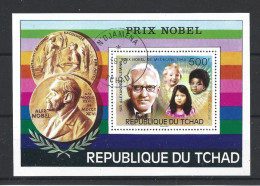 Tchad 1976 Nobel Prize S/S Y.T. BF 19  (0) - Tschad (1960-...)