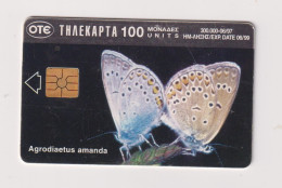 GREECE -  Butterfly Chip  Phonecard - Grèce