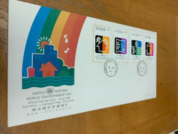 Hong Kong Stamp FDC Environment Day 1990 - Unused Stamps