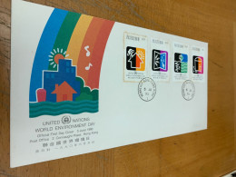 Hong Kong Stamp FDC Environment Day 1990 - Ungebraucht