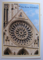 ROYAUME-UNI - ANGLETERRE - YORKSHIRE - YORK - Minster - The Rose Window - York