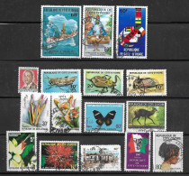 Cote D'Ivoire - Lot De 15 Timbres (entre 1962 Et 1988)  Oblitérés - Côte D'Ivoire (1960-...)