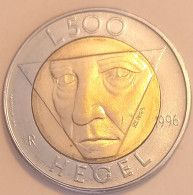 1996 - San Marino 500 Lire   ---- - Saint-Marin