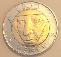 1996 - San Marino 500 Lire   ---- - Saint-Marin