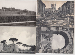 Roma: Lotto 112 Cart. B/n Cartonato Opaco + Lucido + Ocra + Anni '40-'50 - Verzamelingen