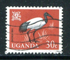 OUGANDA- Y&T N°68- Oblitéré (oiseau) - Ouganda (1962-...)