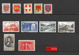 Lot De 11 Timbres Oblitérés (second Choix)  : Année 1949 / N ° 834-835-836-837-838-841A-842-842A--843-848-849 - Used Stamps