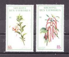 COMORES.  1971   P Aérien. N° 37 + 38 Neuf  X X  Fleur - Posta Aerea