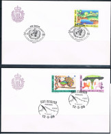 SAN MARINO 1989 - Serie "Natura" Disegni Di Bambini Su Buste Con Annullo Speciale - Storia Postale