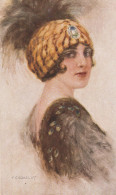 FEMME. CHAPEAU. DIADEME. - Corbella, T.