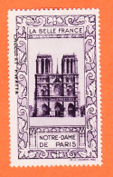 36977 / ⭐ ◉ LNOTRE-DAME-PARIS IV N-D Pub Chocolat KWATTA Vignette Collection BELLE FRANCE HELIO-VAUGIRARD Erinnophilie - Tourisme (Vignettes)