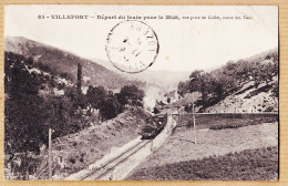 36889 / ⭐ ♥️ Peu Commun VILLEFORT 48-Lozere Départ Train Pour MIDI Prise COLLET Route VANS 1915 à Clément LAURANS  - Villefort