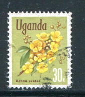 OUGANDA- Y&T N°86- Oblitéré (fleurs) - Uganda (1962-...)