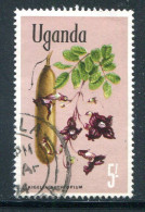 OUGANDA- Y&T N°94- Oblitéré (fleurs) - Uganda (1962-...)