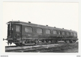 REPRO PHOTO TRAIN VOIR DOS Tampon Club AMFI Arcueil Wagon Voiture Cie Des CF Du Nord 1ère Classe N°601 - Other & Unclassified