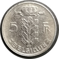 5 Francs 1965 Belgique, Type Cérès En Français - 5 Francs