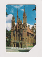 LITHUANIA -   St Annes Church Vilnius Urmet Phonecard - Lithuania