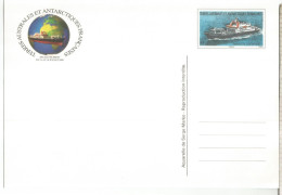 ANTARTICA ANTARCTIC TAAF ENTERO POSTAL BUQUE MARION DUFRESNE SHIP - Polar Ships & Icebreakers