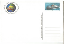 ANTARTICA ANTARCTIC TAAF ENTERO POSTAL BUQUE MARION DUFRESNE SHIP - Poolshepen & Ijsbrekers