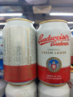 Budweiser Budvar Viet Nam Vietnam 330ml Empty Beer Can - Opened By 2 Holes - Blikken