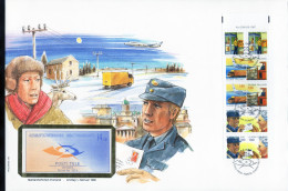 Finnland- Markenheftchen- Schmuck FDC, 1. Februar 1988 - Selten Angeboten - FDC