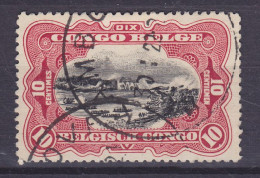 Belgian Congo 1915 Mi. 26, 10c. Szene Am Kongo KAMBOVE Cancel (2 Scans) - Gebraucht