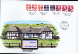 Dänemark- Markenheftchen- Schmuck FDC, 21. Februar 1984 - Selten Angeboten - FDC