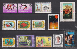 Timbres Neufs** De Dominique De 1968 à 1973 Entre 225 Et 348 - Dominique (...-1978)