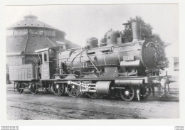 REPRO PHOTO TRAIN VOIR DOS Tampon Club AMFI Arcueil Wagon Locomotive à Vapeur Type 130 Des CF De L'EST Série 8S N°30.373 - Other & Unclassified