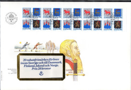 Schweden- Markenheftchen- Schmuck FDC, 26. April 1982 - Selten Angeboten - FDC