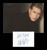 Stephen Baldwin - American Actor - Signed Card + Photo - Cannes 2010 - COA - Acteurs & Comédiens