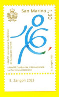 SAN MARINO 2023 UNWTO Conferenza Internazionale Sul Turismo Accessibile - New - Unused Stamps