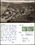 Ansichtskarte Sankt Goar Burgruine Rheinfels 1955 - St. Goar