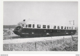 REPRO PHOTO TRAIN VOIR DOS Tampon Club AMFI Arcueil Wagon Locomotive Lorraine Des CF De L'EST Autorail ZZABCE N°60151 - Other & Unclassified