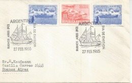 ANTARTICA ANTARCTIC ARGENTINA BASE MATIENZO ROMPEHIELOS SAN MARTIN 1965 - Forschungsstationen