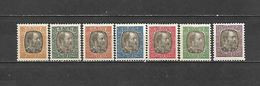 1902 - FRANCOBOLLI DI SERVIZIO N. 17/23* (CATALOGO UNIFICATO) - Unused Stamps