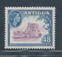 1953-62 Antigua - Stanley Gibbons N. 130 - 48 Cents Purple And Deep Blu - MNH** - Other & Unclassified