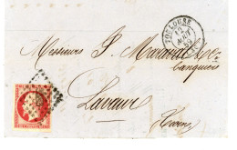 12 Aout 1859 Lac N°17A TB Toulouse Vers Lavaur - 1849-1876: Classic Period