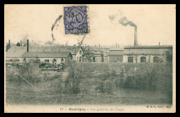 * Guerigny * Vue Générale Des Forges - Usines Usine - Animée - 10 - Edit. B.F. - Convoyeur Clamecy à Nevers 1908 - Guerigny