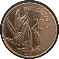 Monnaie Belgique - 1992 - 20 Francs - Baudouin Ier En Français - 20 Francs