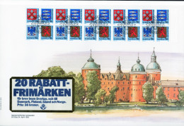 Schweden- Markenheftchen- Schmuck FDC, 24. April 1985 - Selten Angeboten - FDC