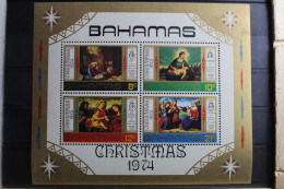 Bahamas Block 12 Mit 374-377 Postfrisch Weihnachten #RX715 - Bahama's (1973-...)