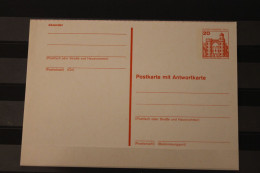 Berlin 1977; Ganzsache Burgen & Schlösser BuS: Postkarte Mit Antwortkarte P 106; Ungebraucht - Cartes Postales - Neuves