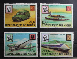 Niger 662-665 Postfrisch Verkehr #RX734 - Níger (1960-...)