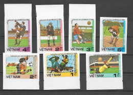 Vietnam Série Complète Non Dentelé Imperf Football CM 86 ** - 1986 – Mexique