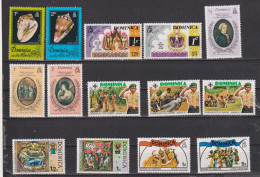 Timbres Neufs** De Dominique De 1977 à 1978 Entre 507 Et 547 MNH - Dominica (...-1978)