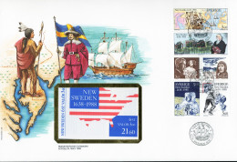 Schweden- Markenheftchen- Schmuck FDC, 29. März 1988 - Selten Angeboten - FDC