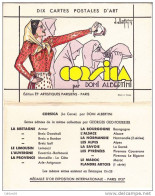 CORSE - RARE Ensemble De 10 Cpa CORSICA Par Domi Albertini - 1937 - En Excellent état - Otros & Sin Clasificación