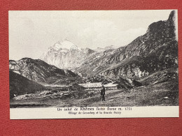 Cartolina - Un Salut De Rhemes Notre Dame - Village Ede Lavachey - 1920 Ca. - Non Classificati