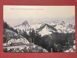 Cartolina - Chemin De Fer Electrique Montreux - Les Avants - 1920 Ca. - Non Classificati